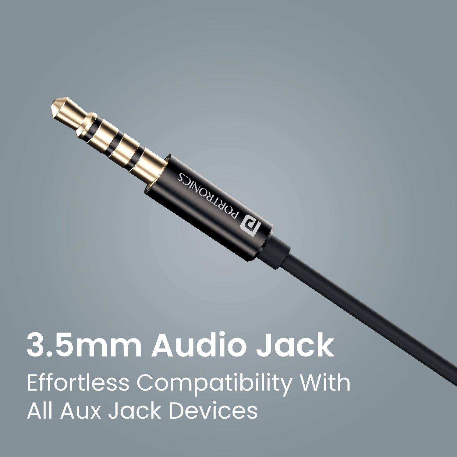 Portronics Conch Sigma A 14.2mm Driver Wired Earphones - Image 4