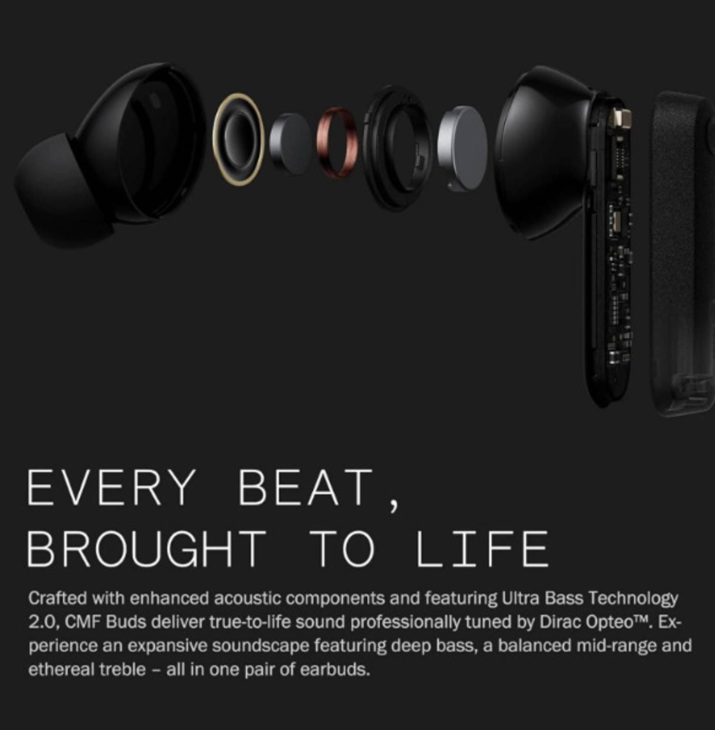 vidhivj Earbuds 8D Stereo Audio, AI SOUND, 48Hrs Playtime - Image 2