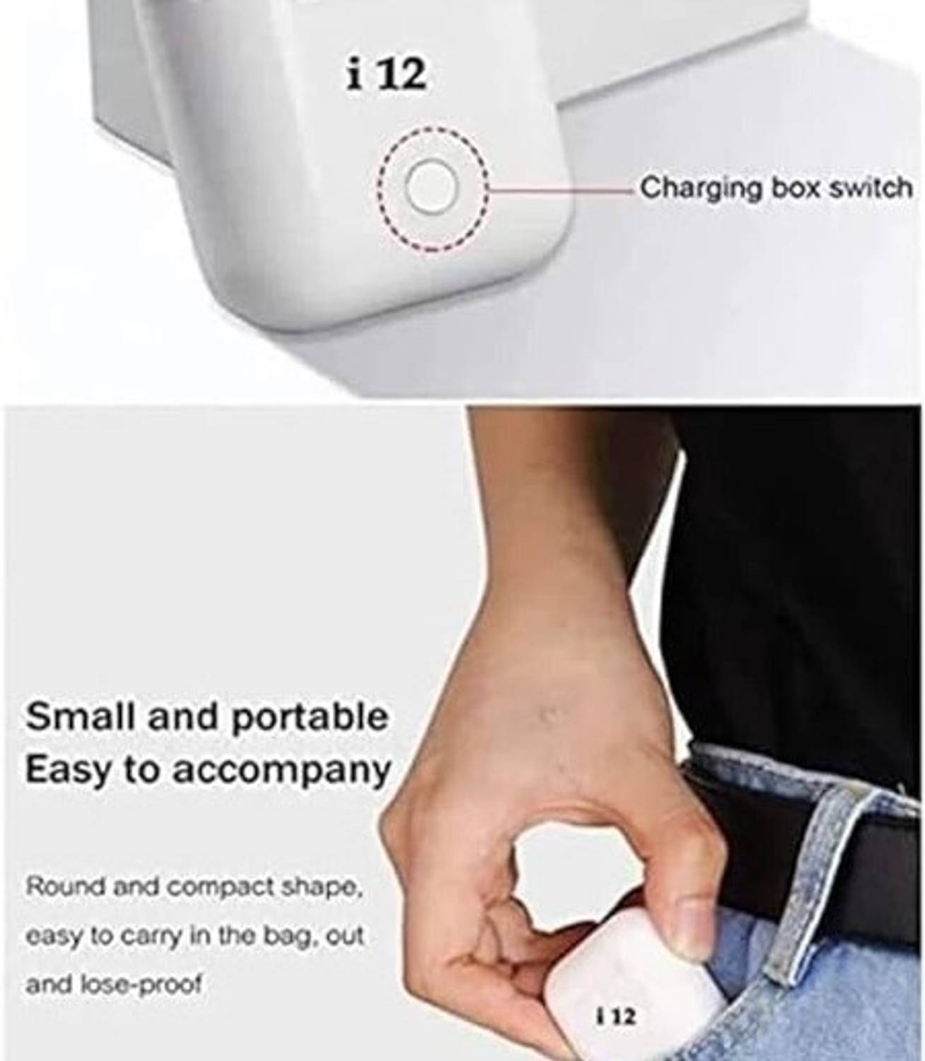 AJ HUB Wireless Portable Earbuds - Image 3