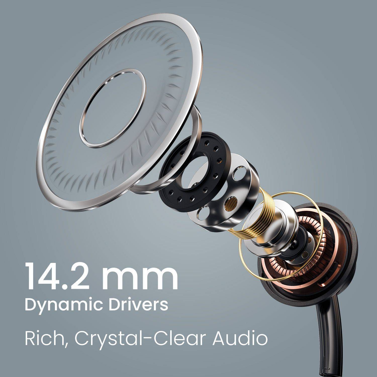 Portronics Conch Sigma A 14.2mm Driver Wired Earphones - Image 5