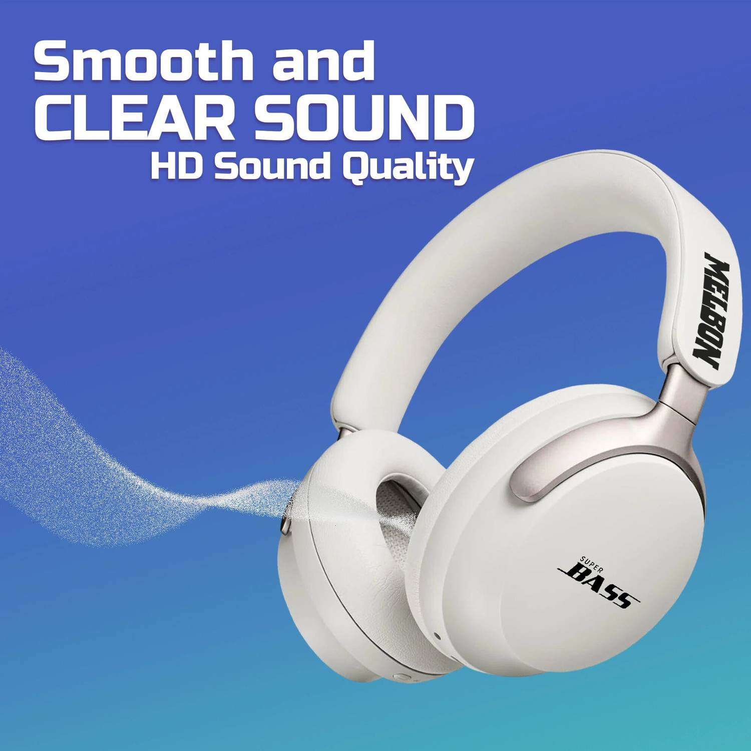 Melbon Pulse Bass Over-Ear Bluetooth Headphones - Image 3