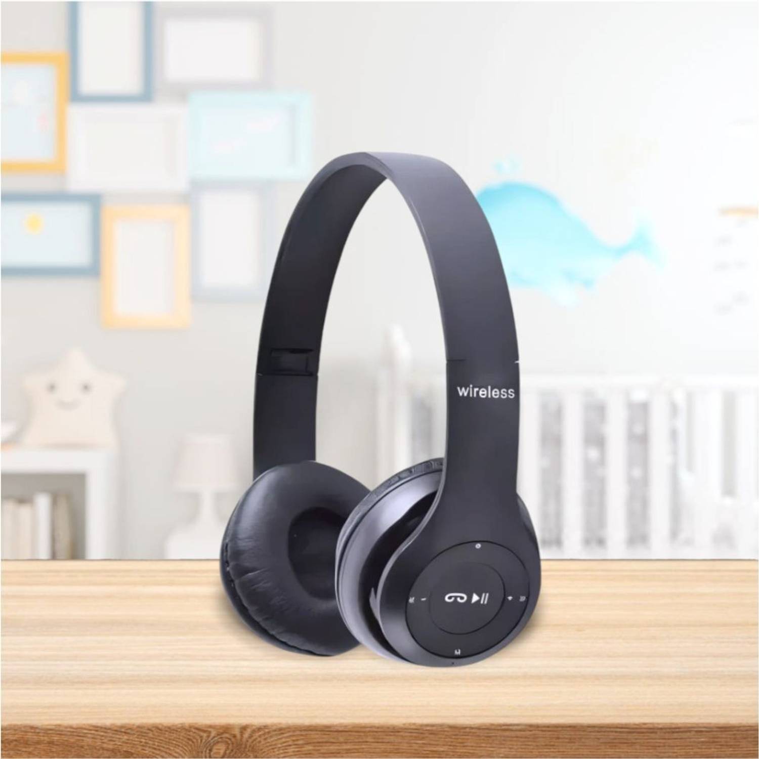 yoloji Gaming Deep Bass Wireless Headphone with mic Bluetooth Headset_A57 Bluetooth without Mic Headset - Image 1