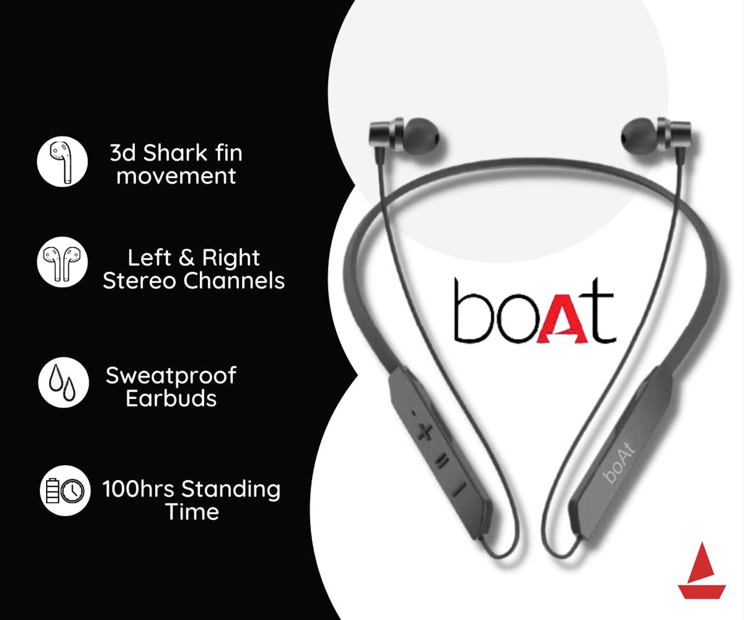 boat BT Max Vibration Neckband Bluetooth Headset - Image 4