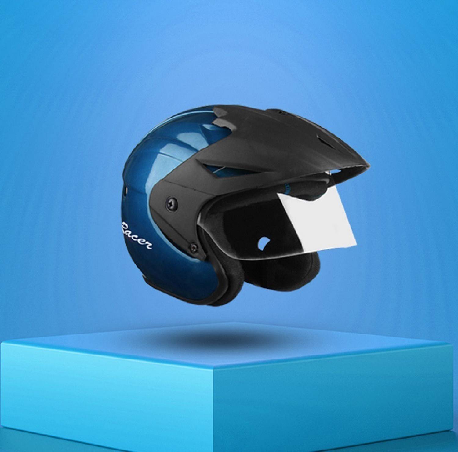 FUERY NANO PRO CAP ( BLUE ) Motorbike Helmet