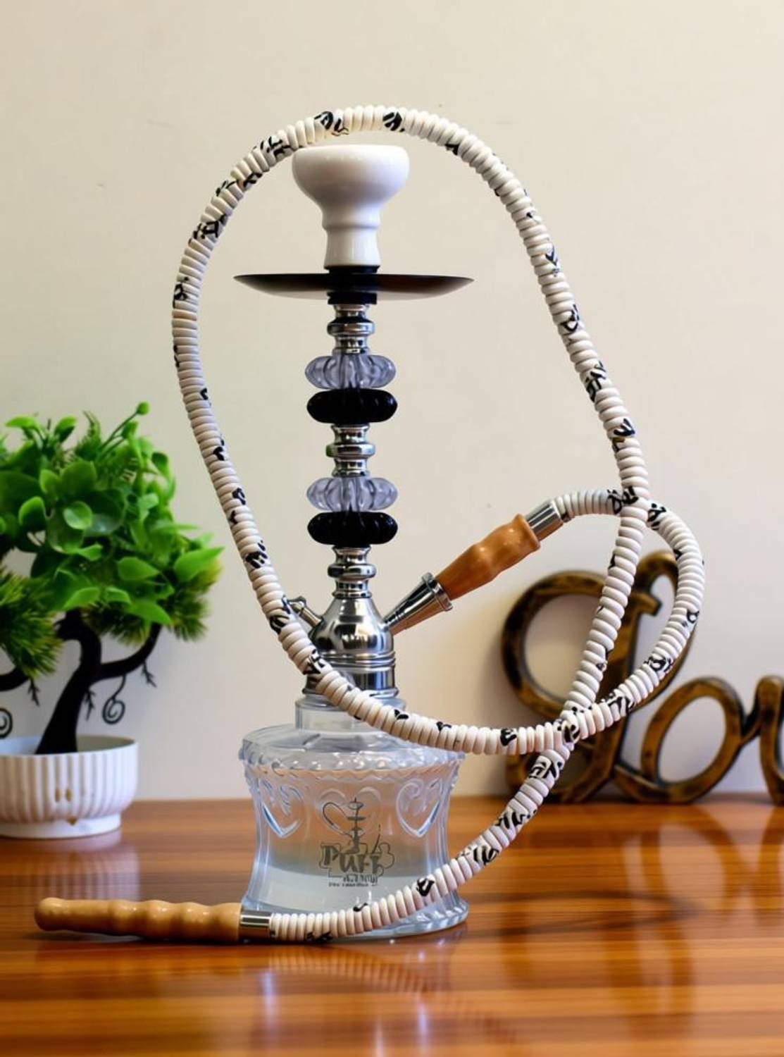 Puff King 14 inch Glass Hookah - Image 1