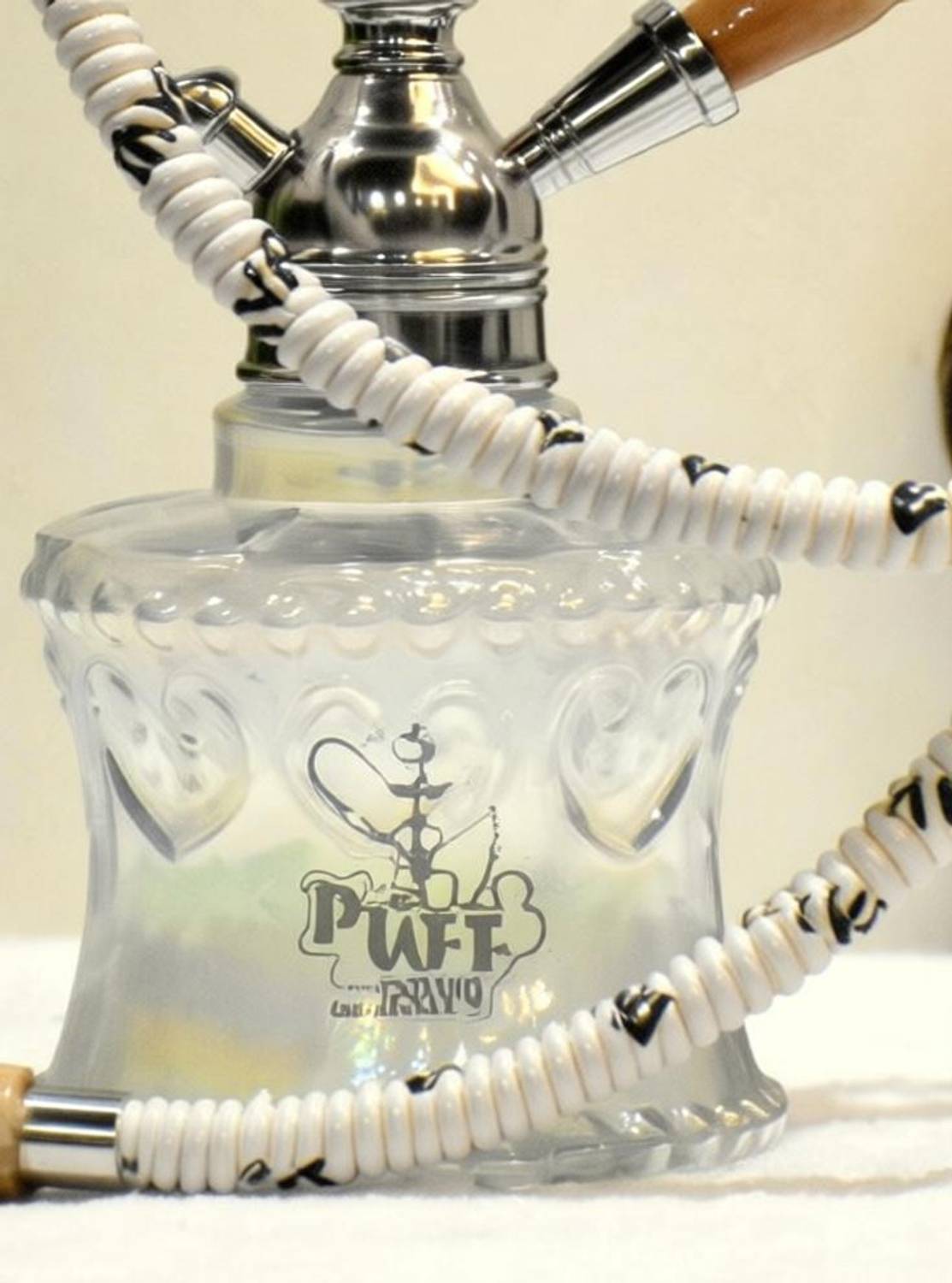 Puff King 14 inch Glass Hookah - Image 3