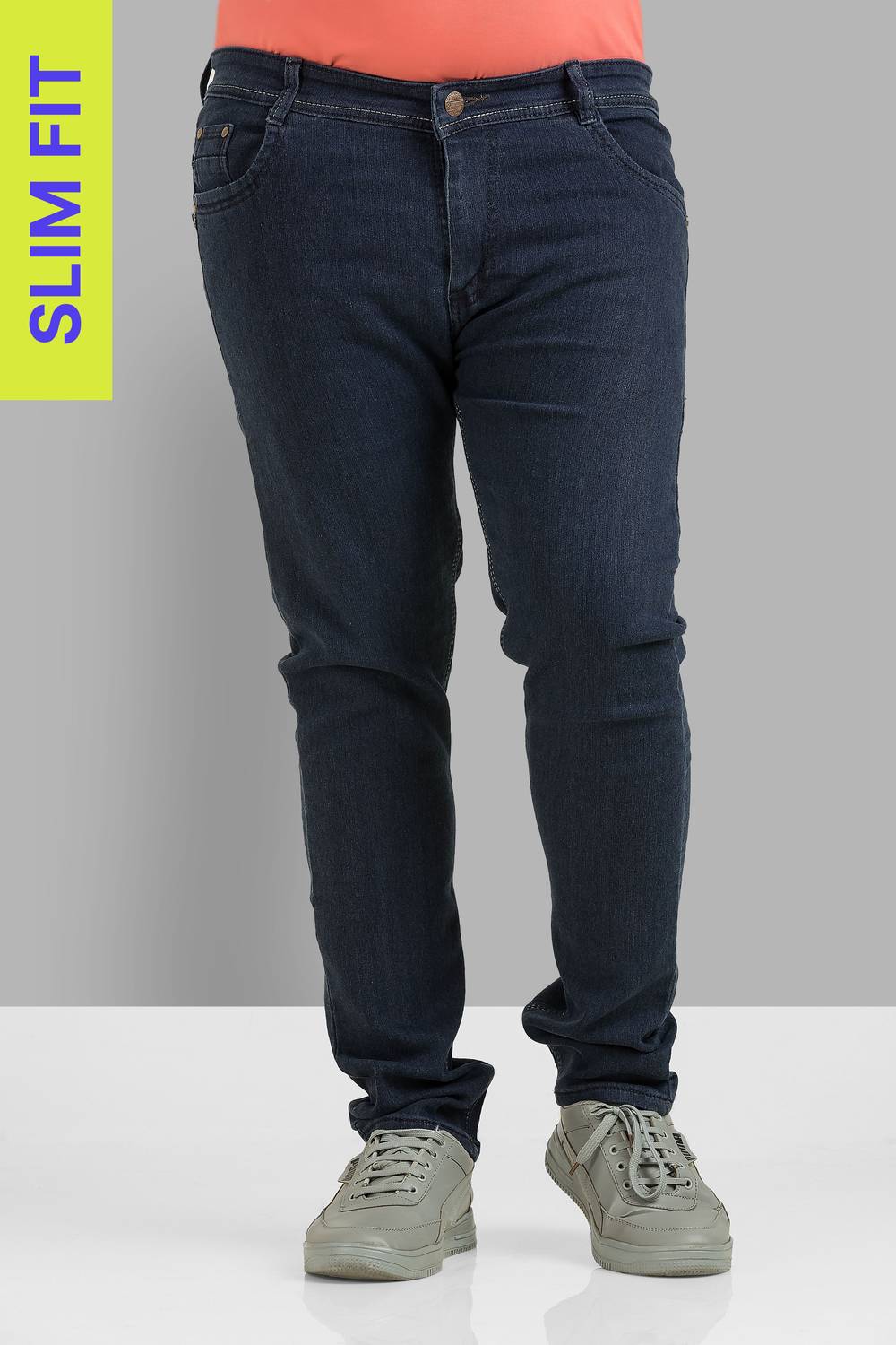 Lzard Slim Men Dark Blue Jeans