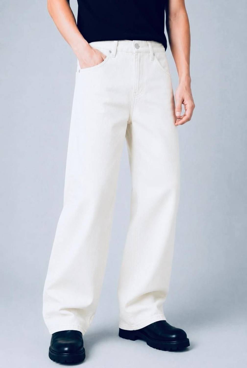 FLAYING Men White Jeans - Image 3