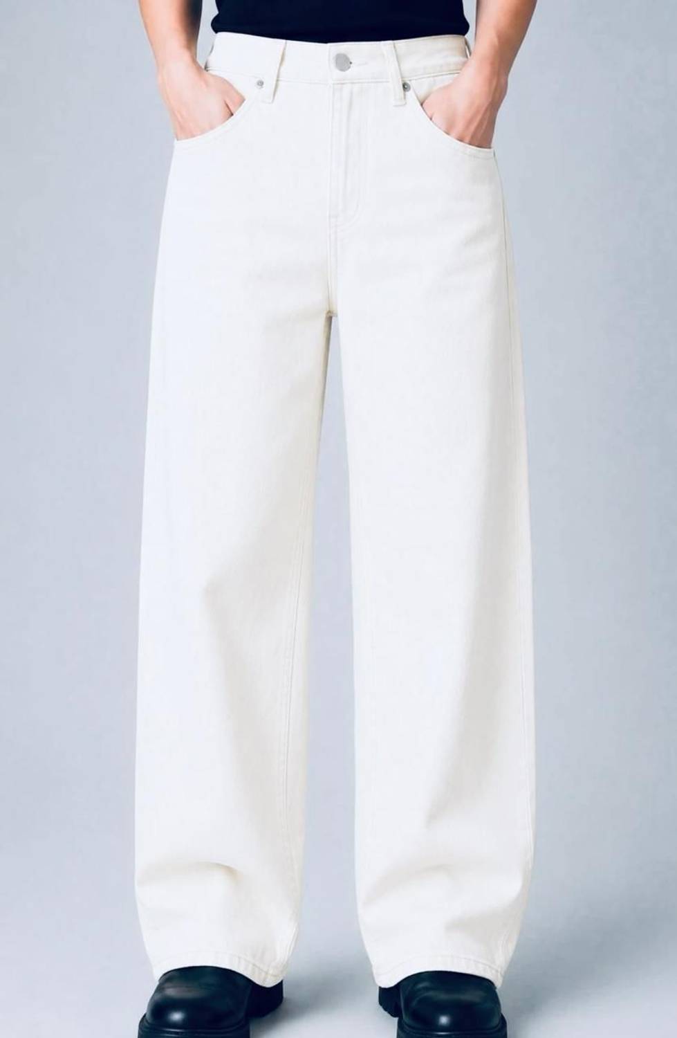 FLAYING Men White Jeans - Image 1