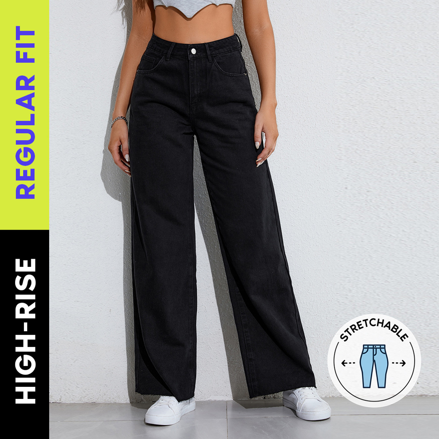 Shrutika Regular Women Black Jeans