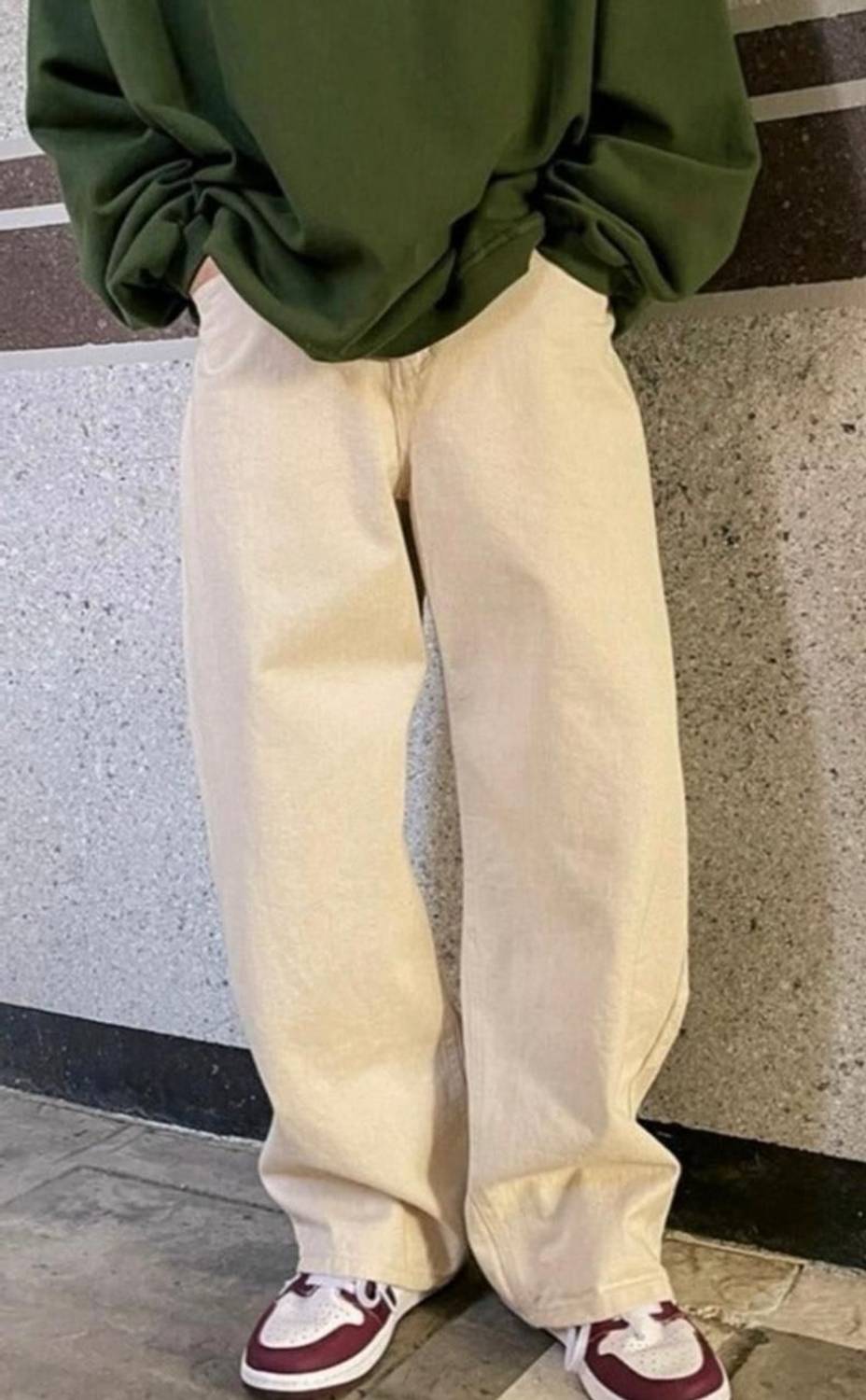FLAYING Men Beige Jeans