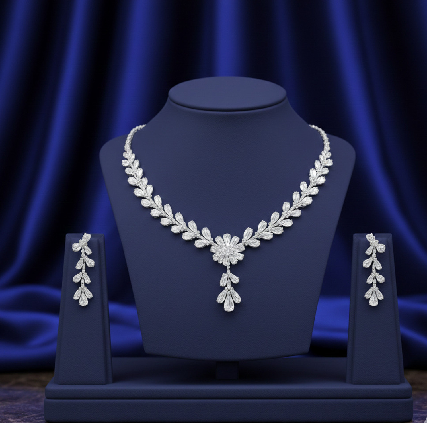 LAVALIER JEWELS Zinc, Silver Jewel Set