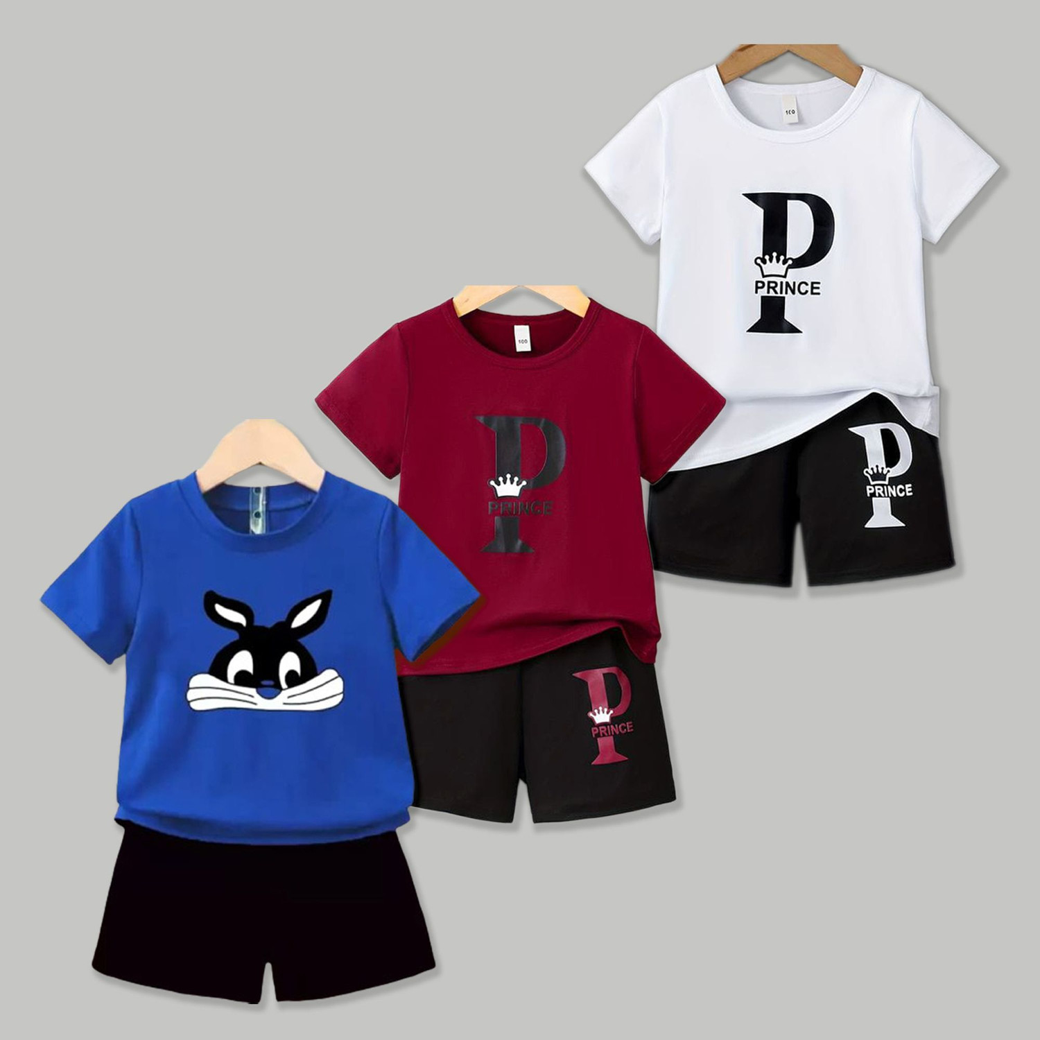 MGRS Baby Boys & Baby Girls Casual T-shirt Shorts