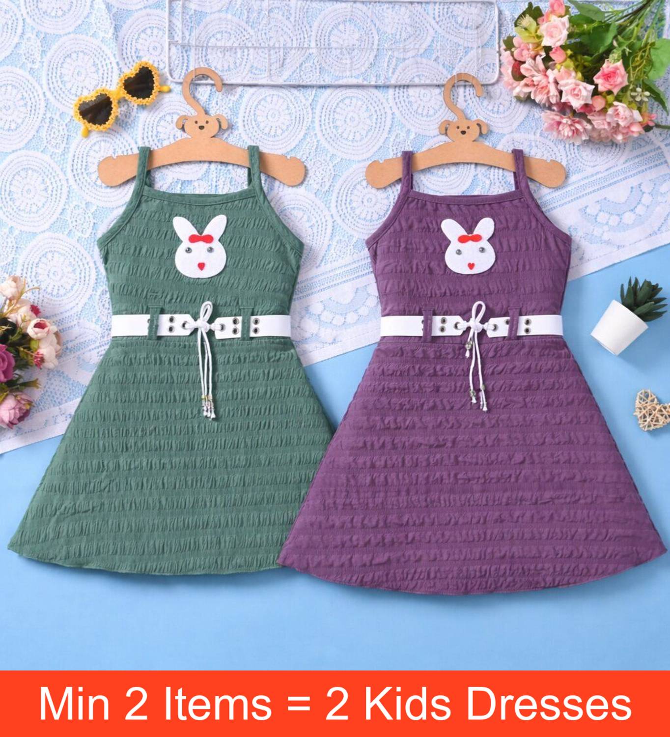 TOUCHMEKNOT Indi Girls Midi/Knee Length Casual Dress