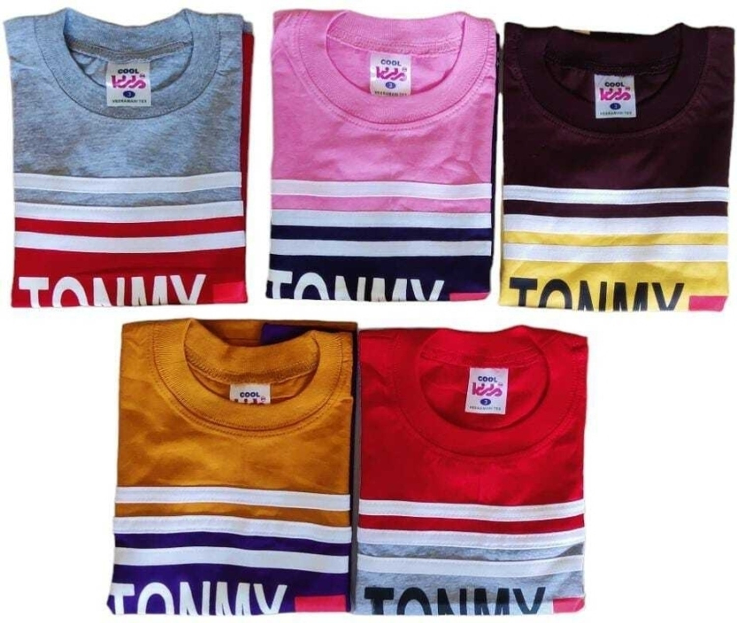 Tejee Baby Boys & Baby Girls Striped Pure Cotton T Shirt