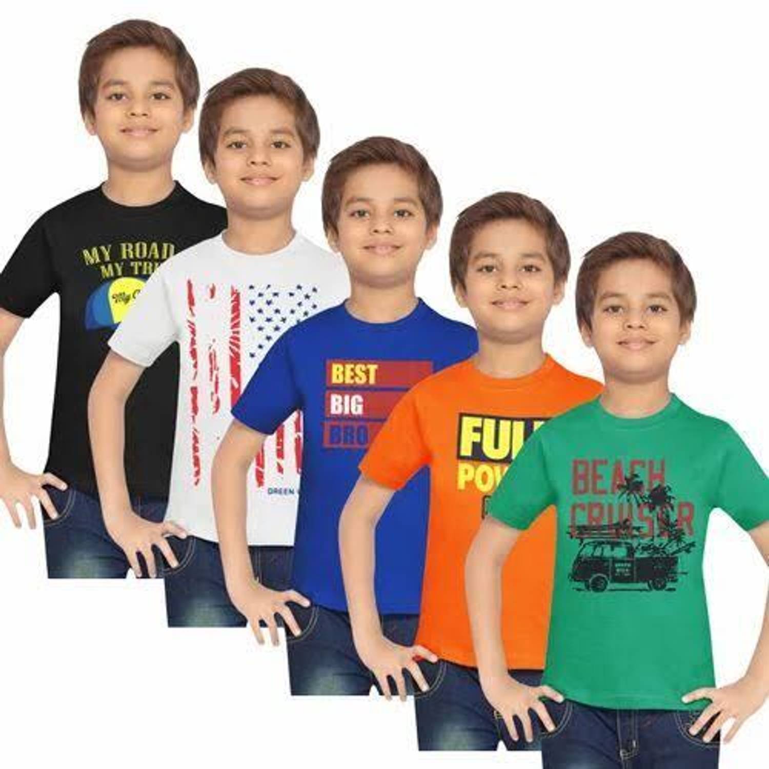 Tejee Baby Boys & Baby Girls Printed Pure Cotton T Shirt