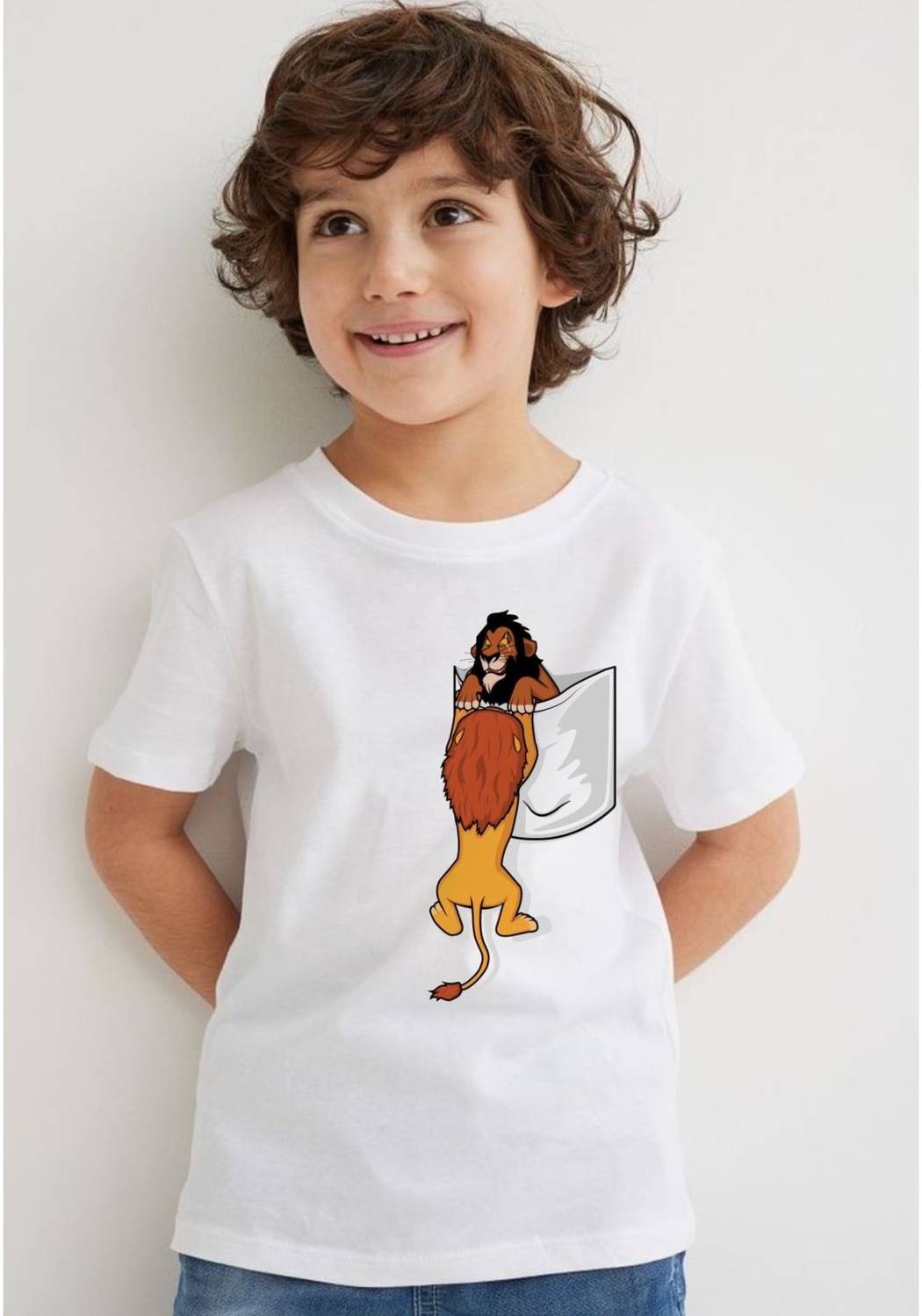 AWKAAT Baby Boys Printed Cotton Blend T Shirt