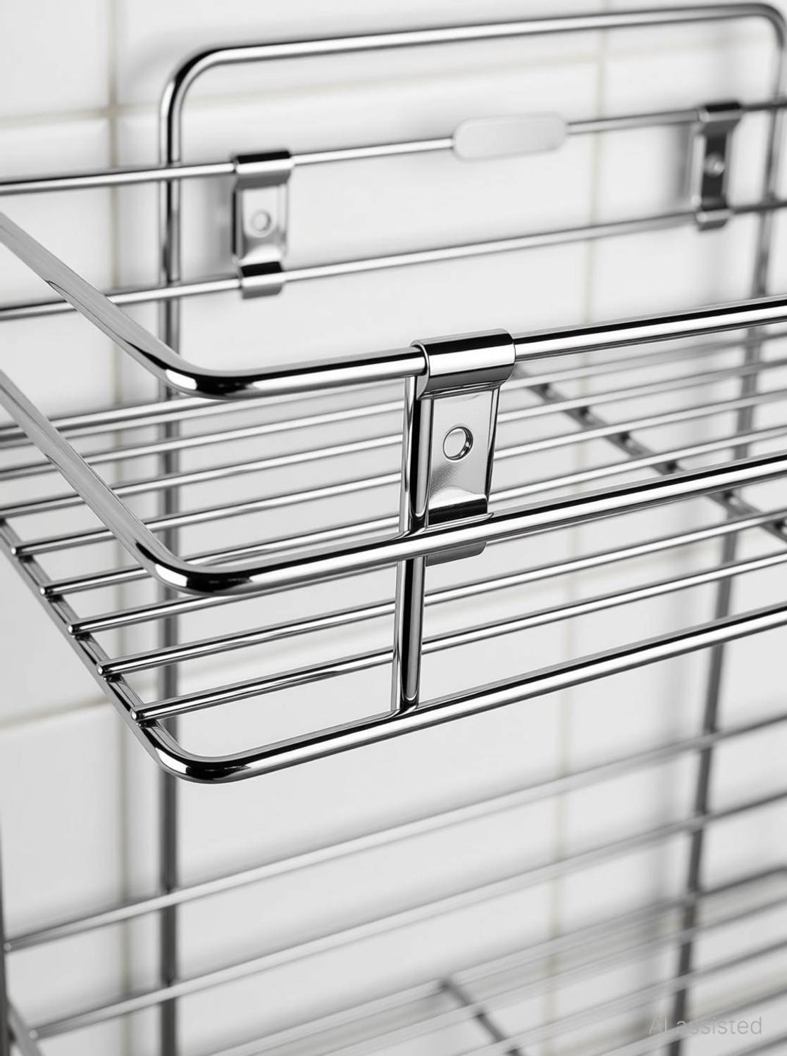 Kombuis Kitchenware 3 Layer Wall Mount Steel Rack - Image 3