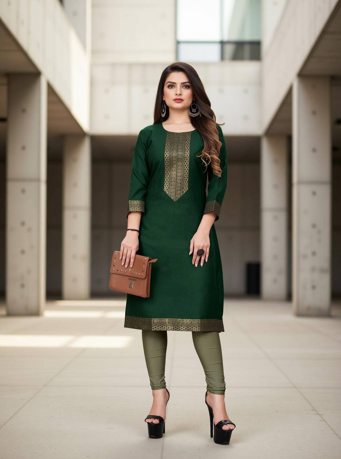 Nav Nidhi Creation Women Solid Kurta