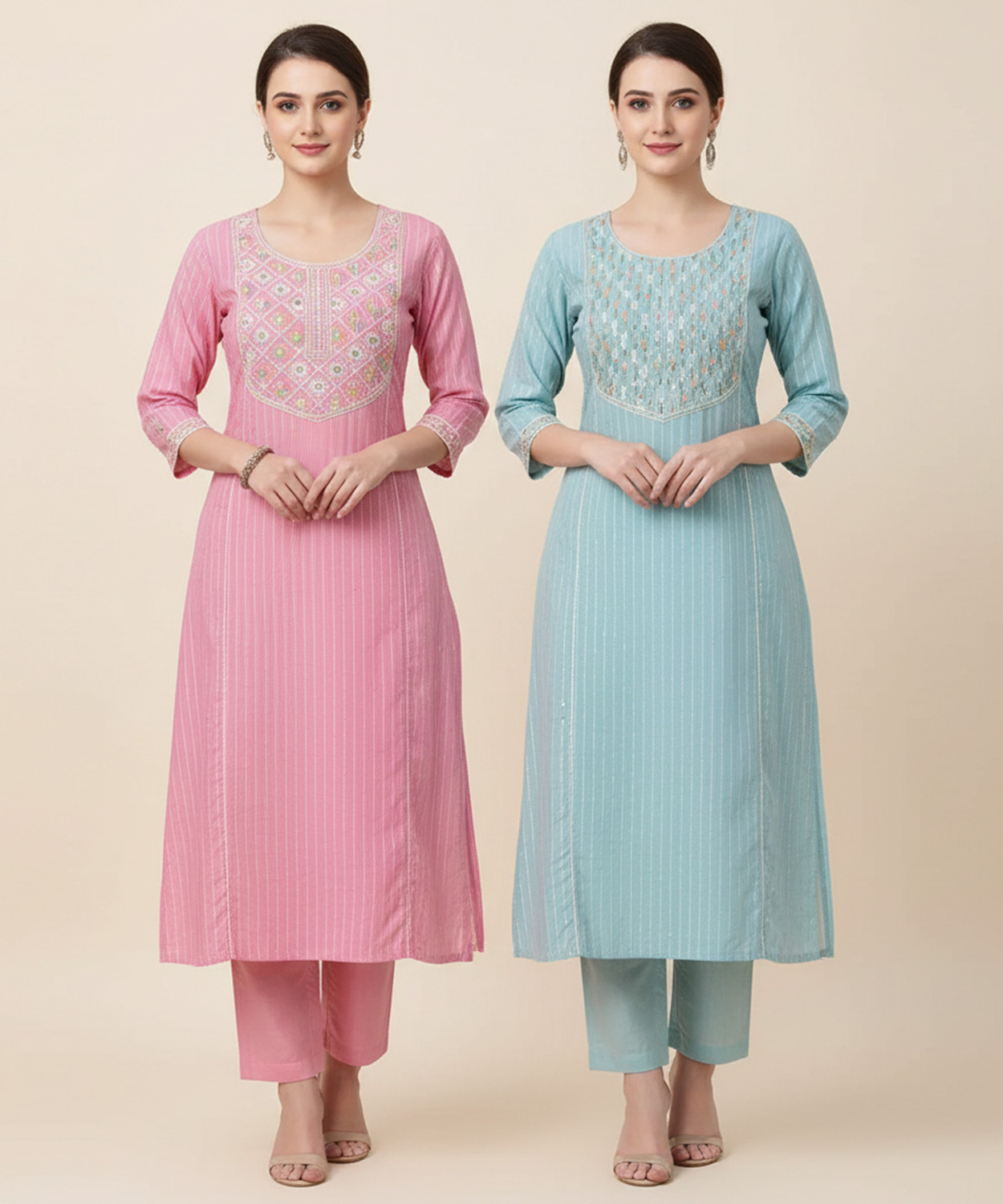 ANOOSHA ENTERPRISES Women Embroidered Kurta