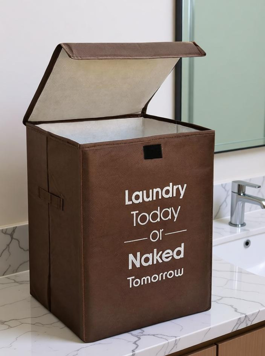 CUTBAZZ 75 L Brown Laundry Bag