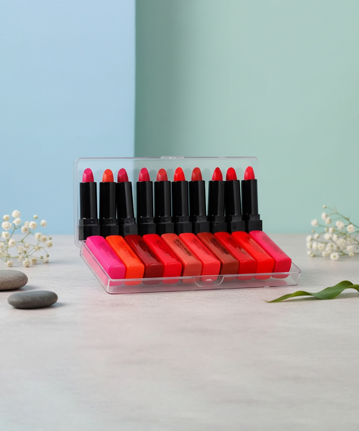Mixonshun Good Quality Mini Long Lasting Pocket Lipstick Set Of 10