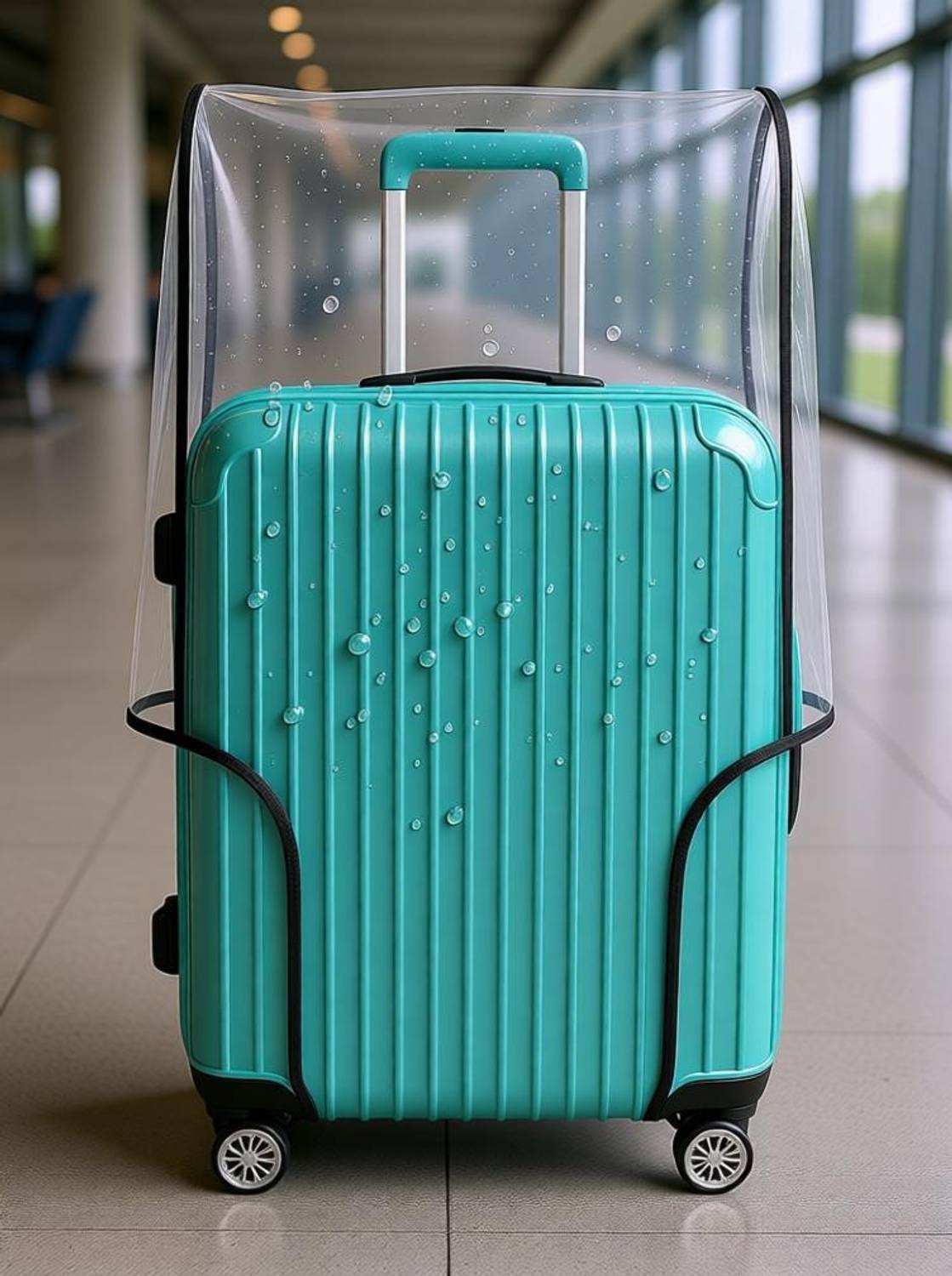 PREVAILER 24-Inch Transparent Waterproof Luggage Cover - Image 2