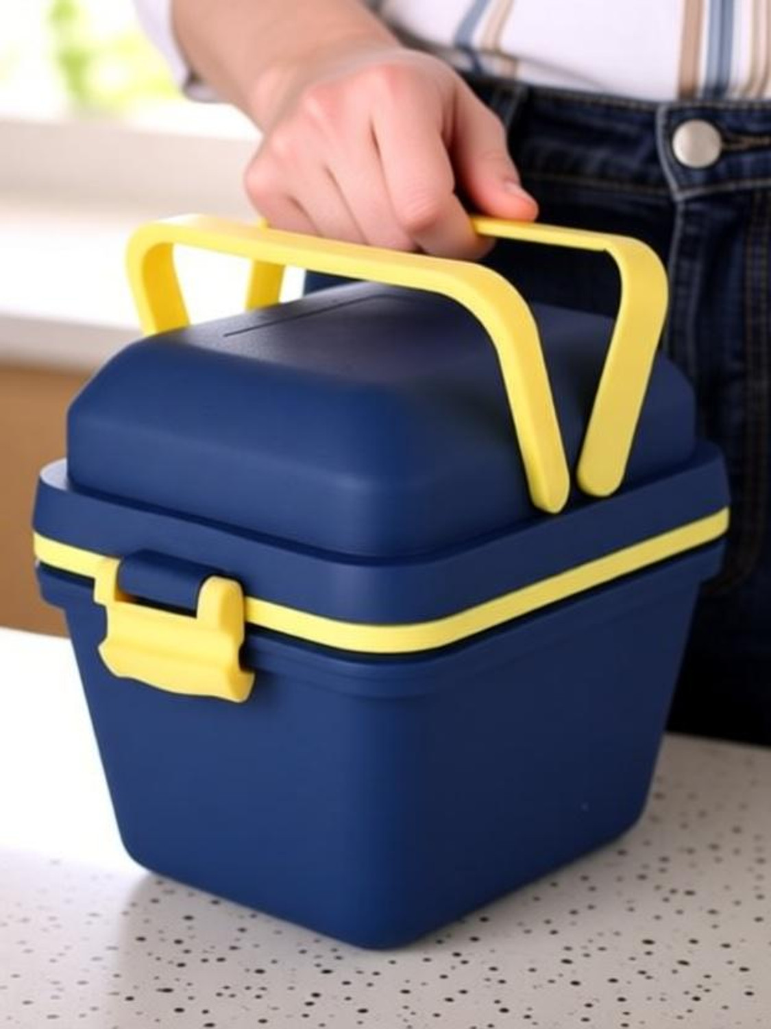 Somkala Somkala Present a mini lunch box 2 Containers Lunch Box