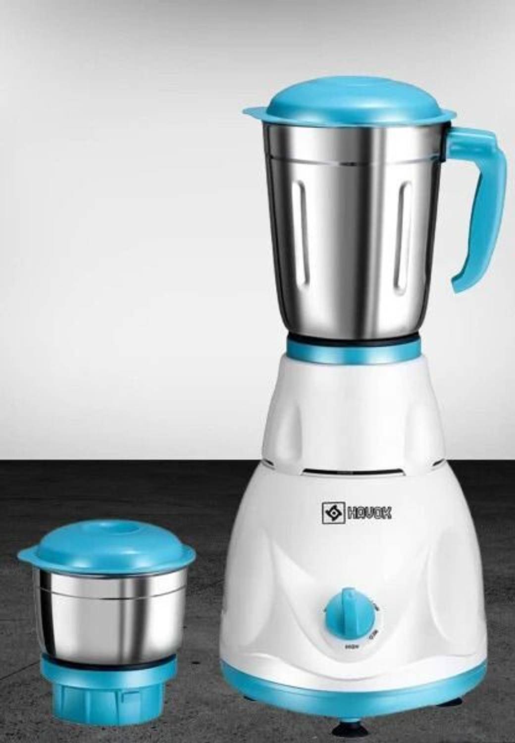 HAVOK Blue Mixer Grinder 2 Jar 750W - Image 2