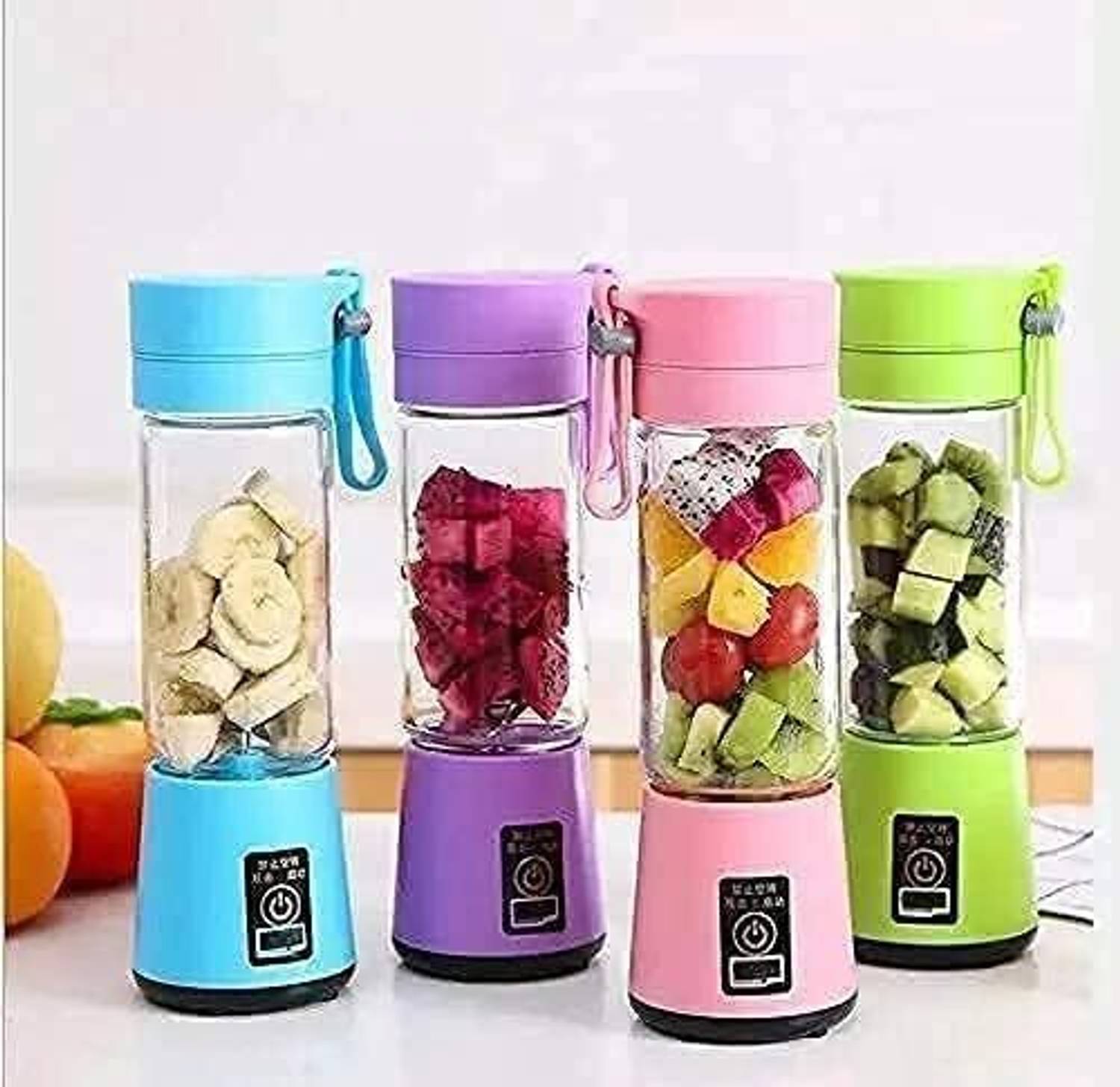 sleekon Portable 6-Blade Juicer Blender Multicolor - Image 2