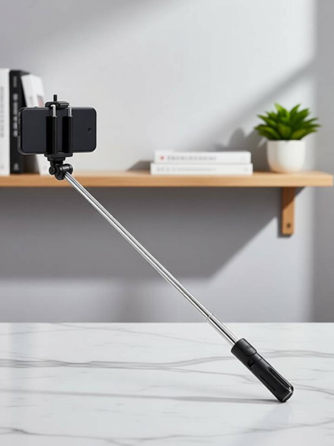 ampegroup 3-in-1 Selfie Stick with Bluetooth Remote and Tripod - Image 3