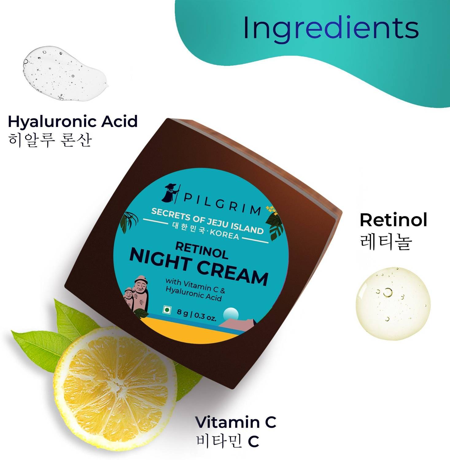 Pilgrim Retinol Night Cream with Vitamin C - Image 4