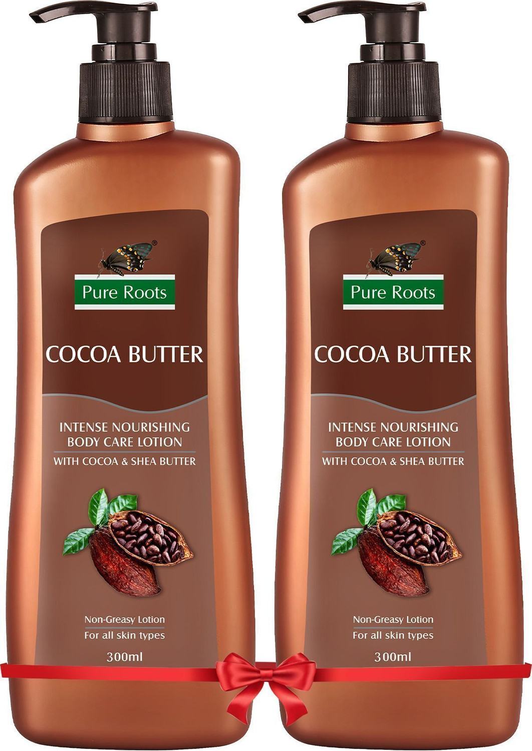Pure Roots Cocoa Butter Body Care Lotion Pack Of 2 (300ml 2)