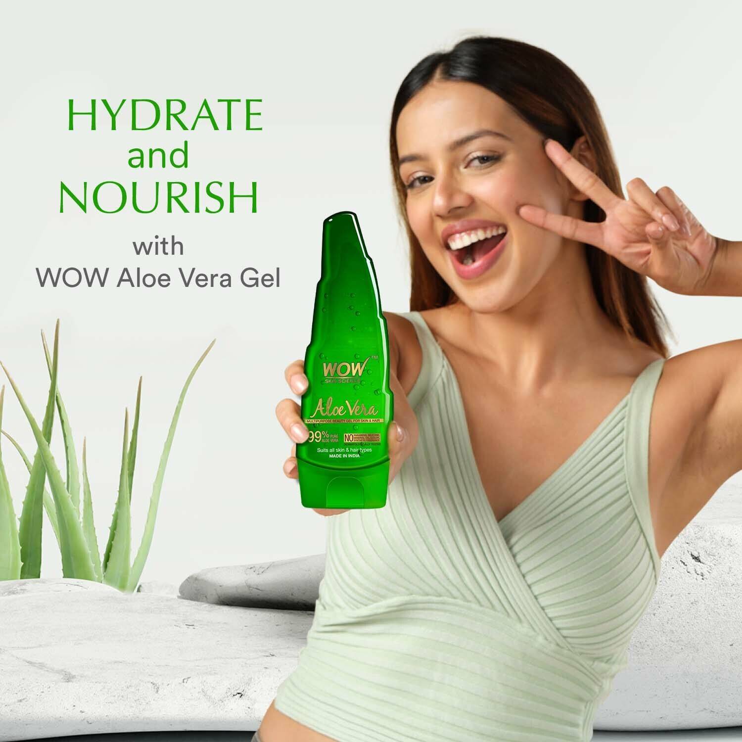 WOW Skin Science 99% Pure Aloe Vera Gel - Image 5