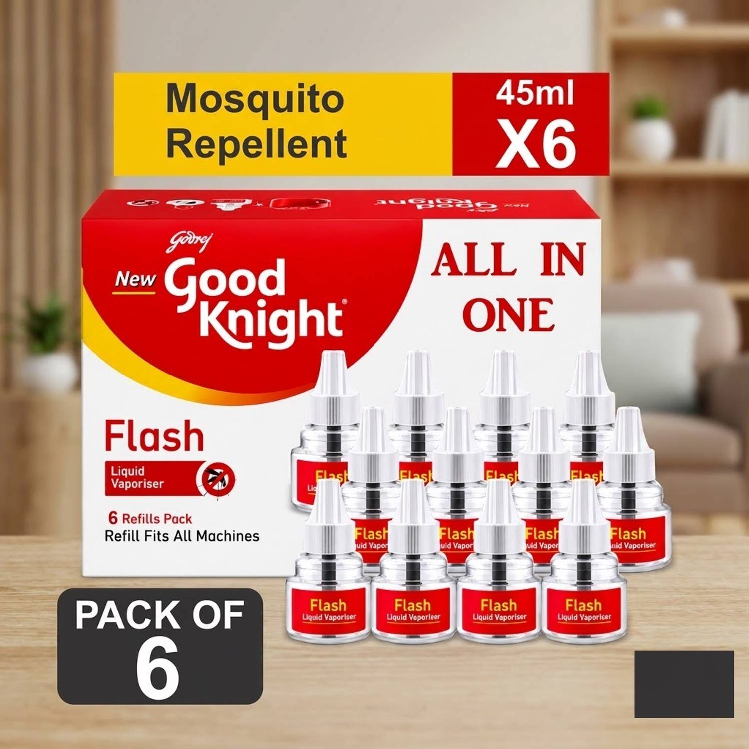 Good Knight Gold Flash Mosquito Vaporiser Refill - Image 1