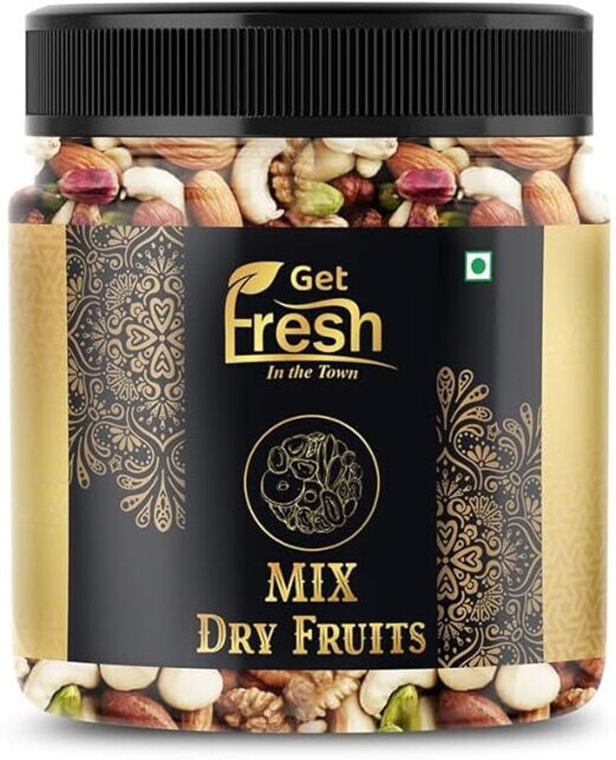 GET FRESH Ultimate Healthy Nutmix Jar | Almonds, Cashews, Raisins, Pista & More Assorted Fruits & Nuts