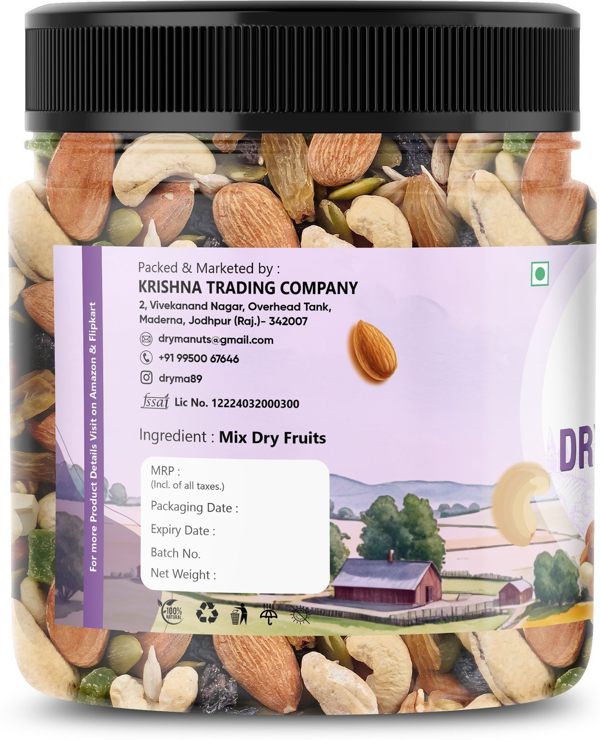 Dryma Mix Dry Fruit Assorted Fruits & Nuts
