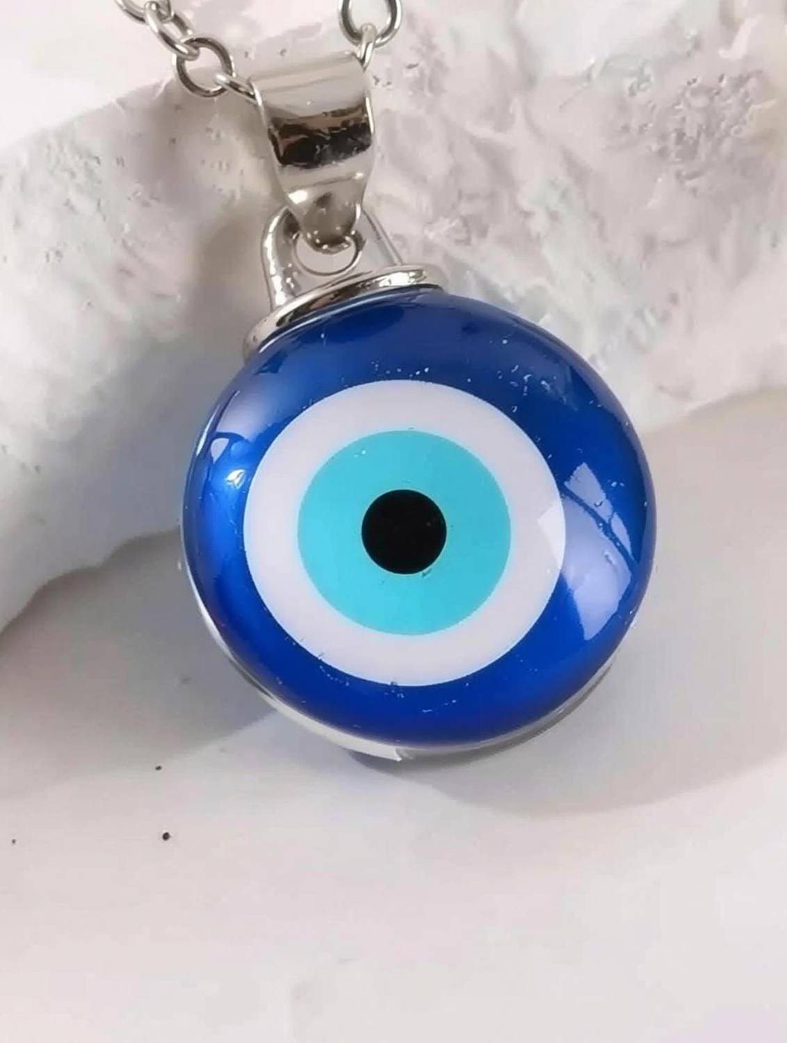 NEEXA Evil Eye Necklace 18 Stainless Steel - Image 3