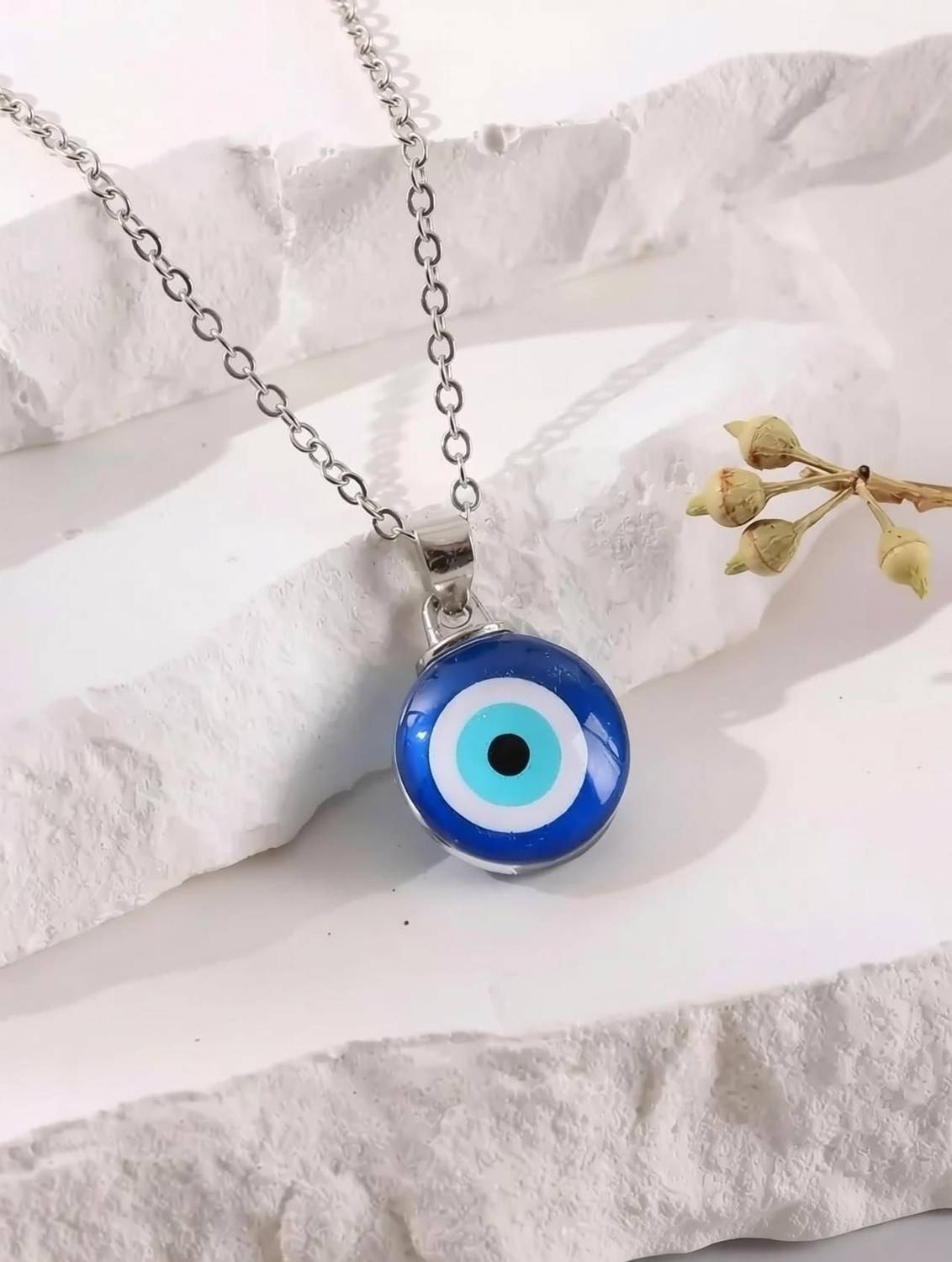 NEEXA Evil Eye Necklace 18 Stainless Steel - Image 1