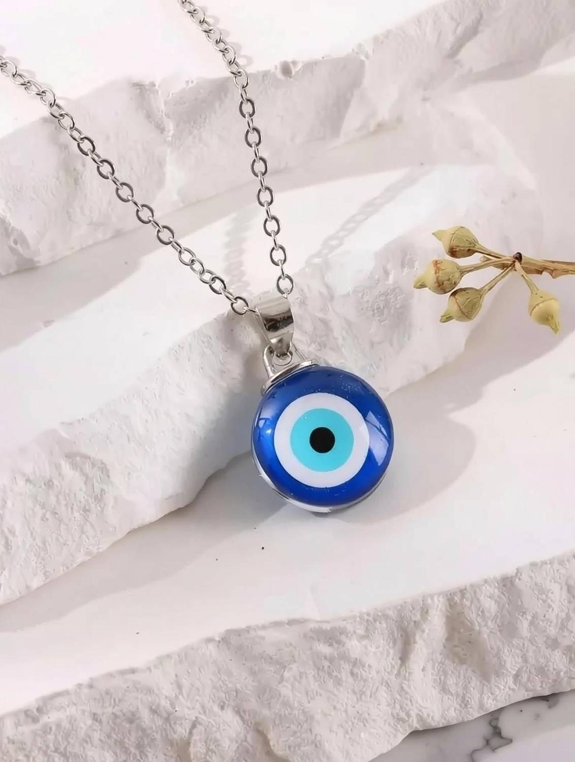 NEEXA Evil Eye Necklace 18 Stainless Steel - Image 2