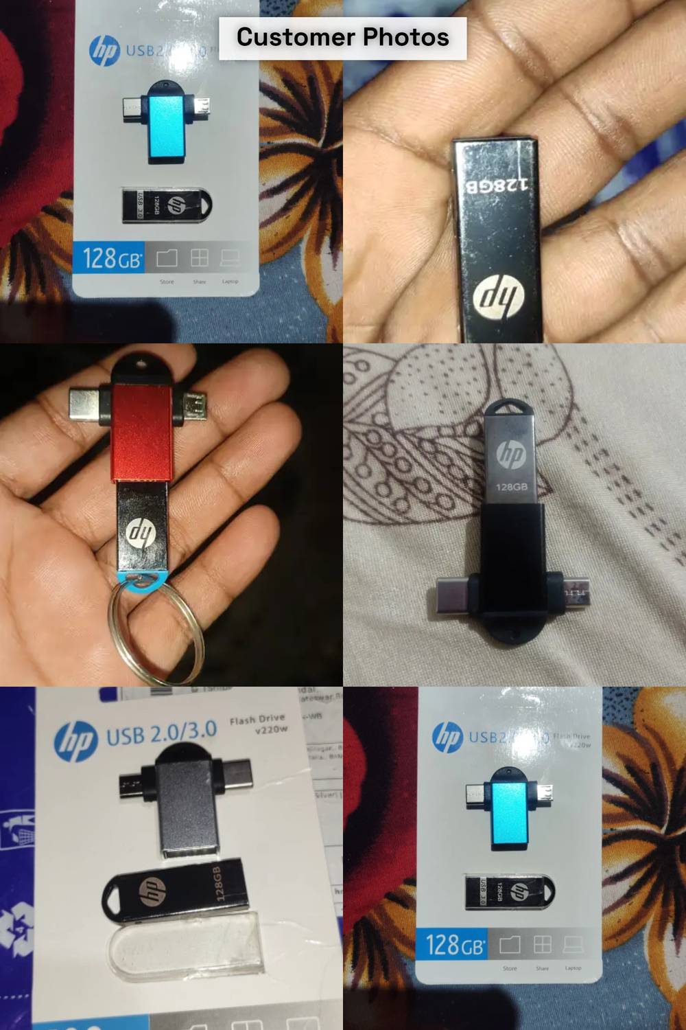 HP v220w 2IN1 128 GB OTG Drive - Image 2