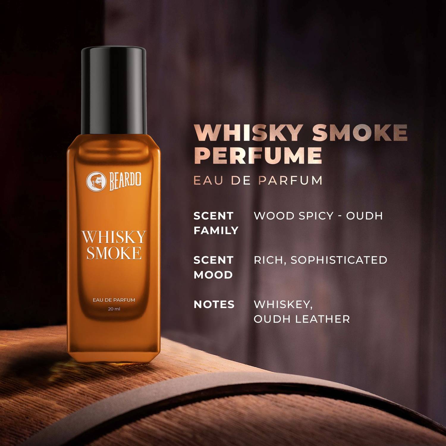 BEARDO Godfather & Whisky Smoke EDP Perfume 40 ml - Image 3