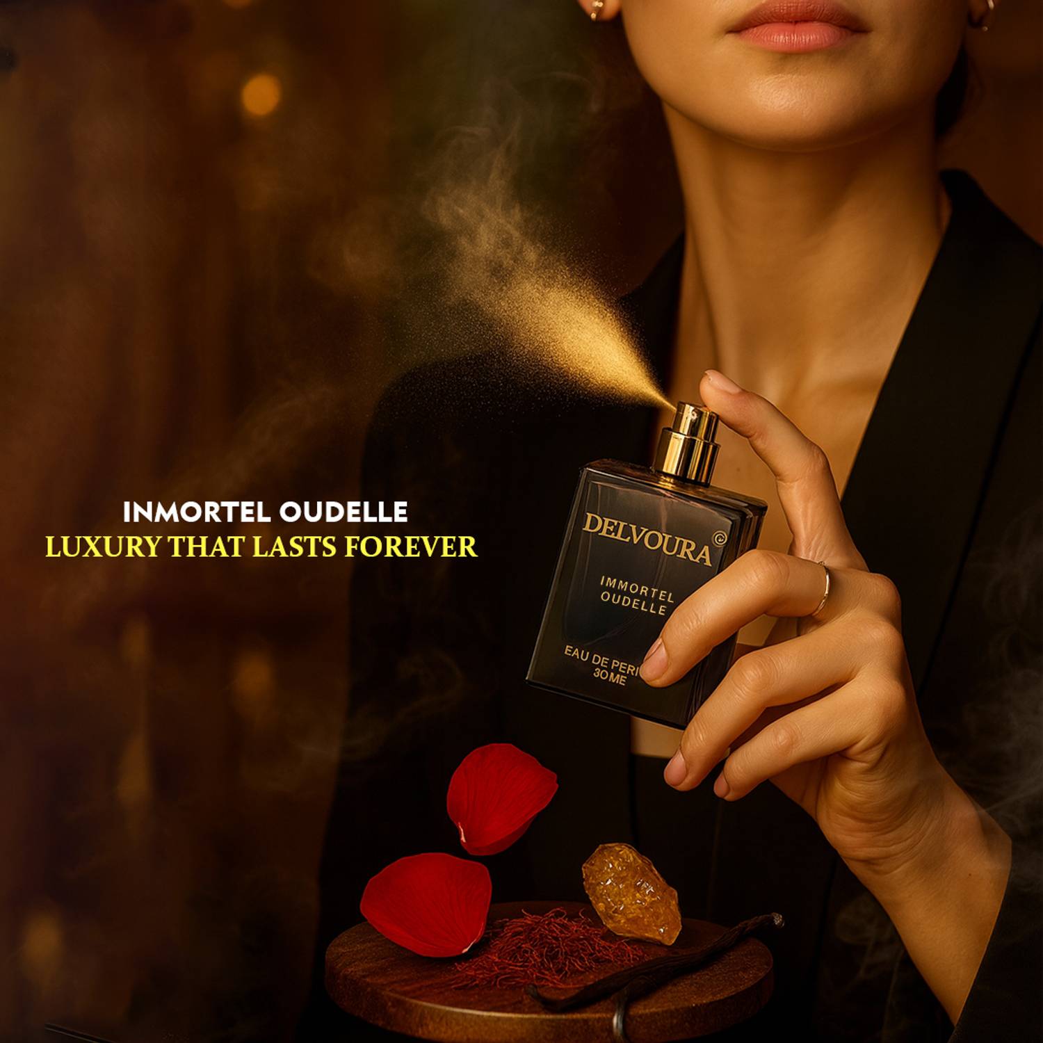 DELVOURA SH-verve-axis,inmortel-oudelle Eau de Parfum - 100 ml - Image 4