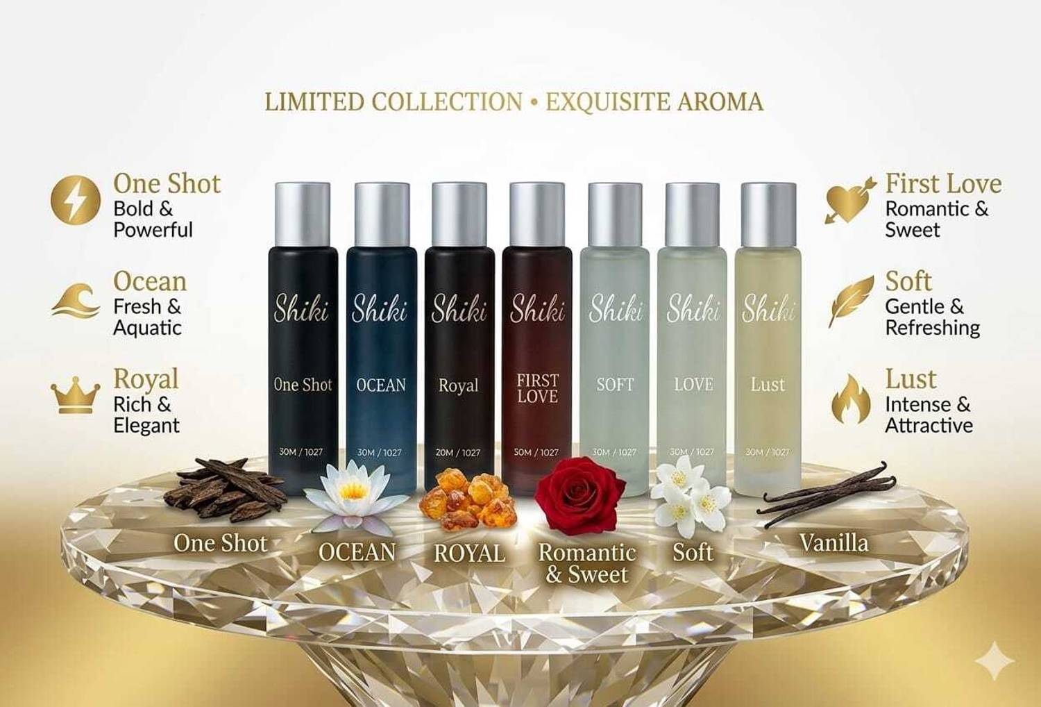 SHIKI Pure Luxe Smooth Blend Perfume 60 ml - Image 3