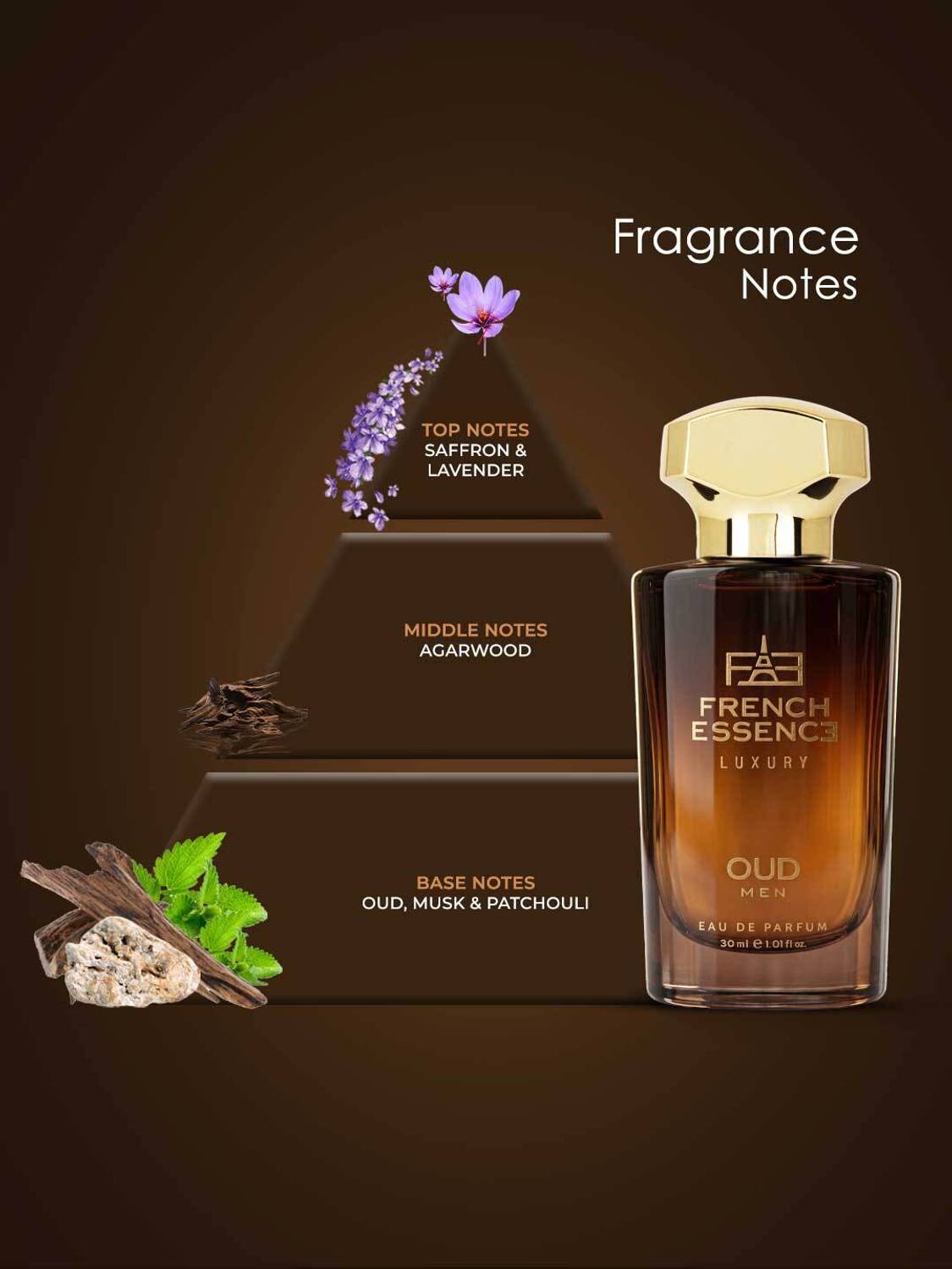 FRENCH ESSENCE Luxury Oud Scent Eau de Parfum - 30 ml - Image 5