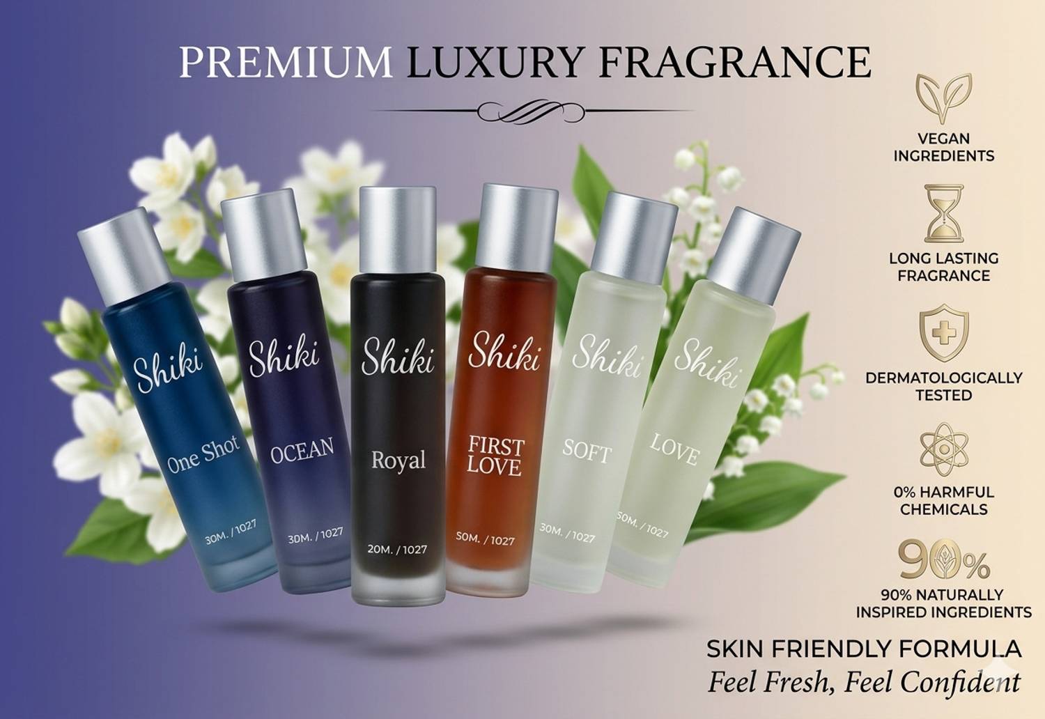 Shiki Long Lasting Fragrance Eau de Parfum 60 ml - Image 2
