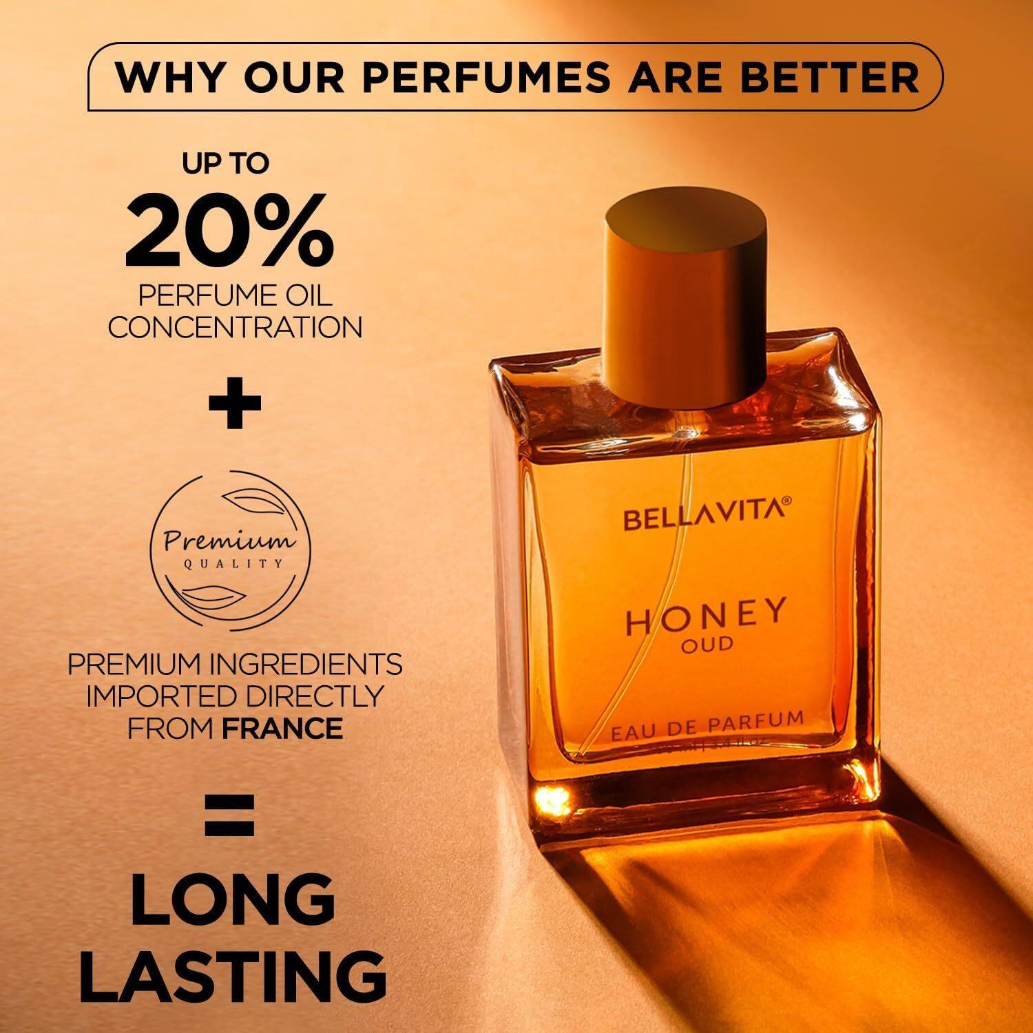 Bella Vita Organic Luxury Honey Oud Eau De Parfum - 100 ml - Image 3