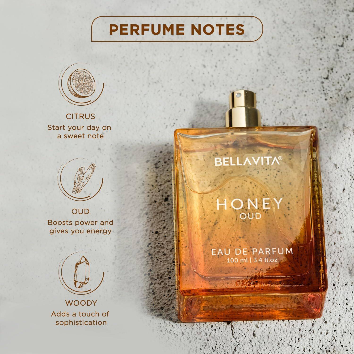 Bella Vita Organic Luxury Honey Oud Eau De Parfum - 100 ml - Image 4