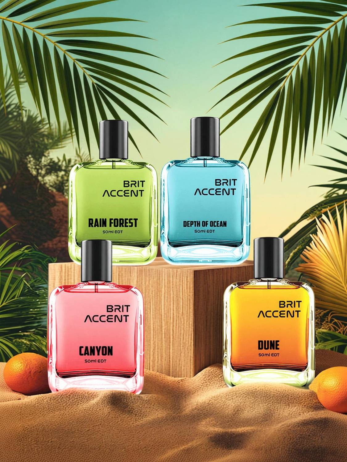 BRIT ACCENT Combo Pack Of 4 200ml Pack of 4 · 200 ml (800 ml total) - Image 1