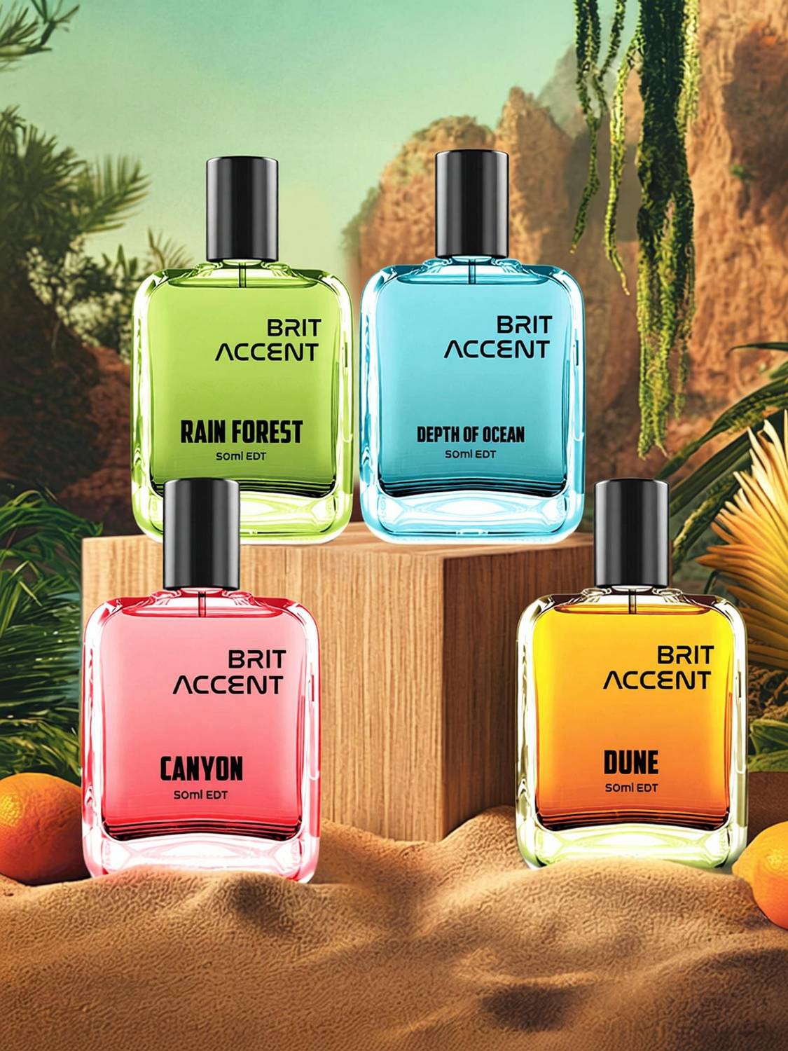 BRIT ACCENT Combo Pack Of 4 200ml Pack of 4 · 200 ml (800 ml total) - Image 2